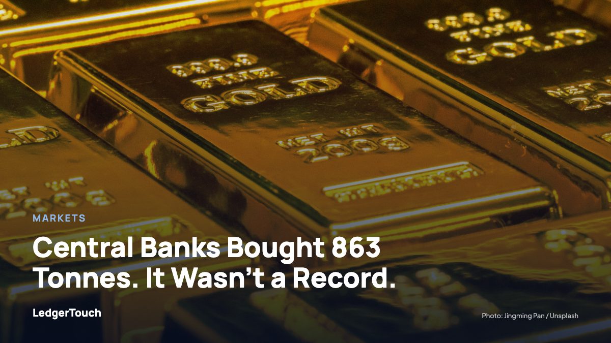 Stacked gold bullion bars.